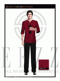 酒店中餐服務(wù)員制服設(shè)計1646