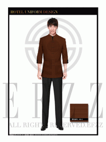 酒店中餐服務(wù)員制服設(shè)計1651