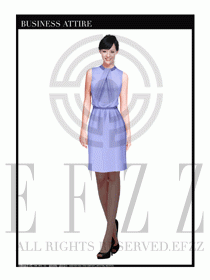 女職業(yè)裝夏裝連衣裙設(shè)計411