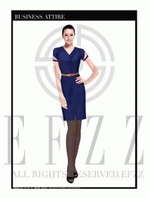 女職業裝夏裝連衣裙設計435