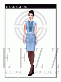 女職業裝夏裝連衣裙設計443