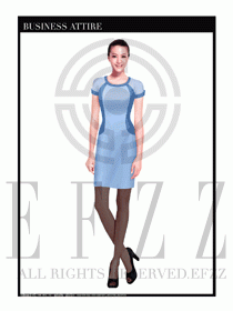 女職業裝夏裝連衣裙設計444