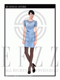 女職業裝夏裝連衣裙設計442