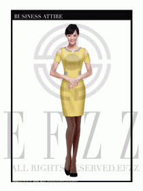 專賣店營業(yè)員職業(yè)裝設(shè)計圖1321