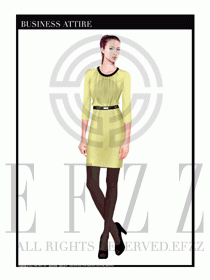 專賣店營業員職業裝設計圖1325