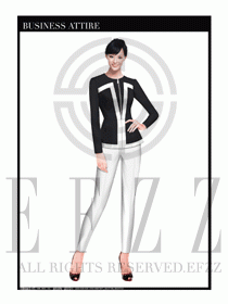 專賣店營業員職業裝設計圖1317