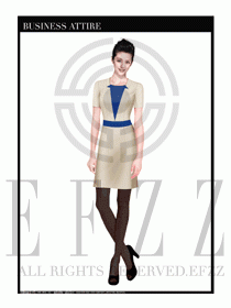 專賣店營業員職業裝設計圖1331