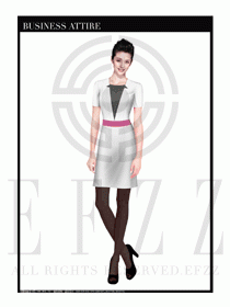 珠寶營業(yè)員職業(yè)裝店員制服1384