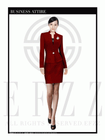 女時(shí)尚OL職業(yè)裝設(shè)計(jì)圖1025