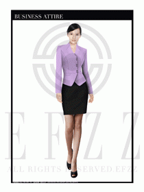 女時尚OL職業裝設計圖1023