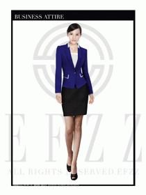 女時尚OL職業(yè)裝設(shè)計圖1038