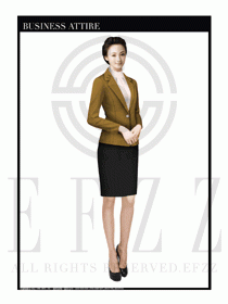 女時尚OL職業(yè)裝設(shè)計圖1051