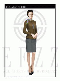 女時尚OL職業裝設計圖1054
