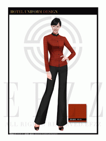 酒店中餐服務(wù)員制服設(shè)計(jì)1671