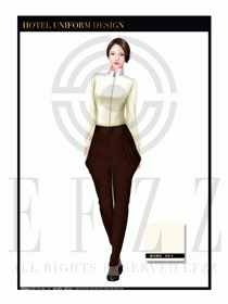 酒店西餐服務(wù)員制服設(shè)計(jì)1049