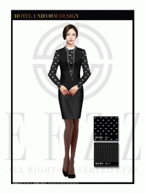 酒店西餐服務(wù)員制服設(shè)計1084