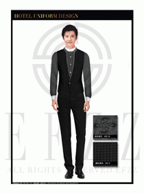 酒店西餐服務員制服設計1082
