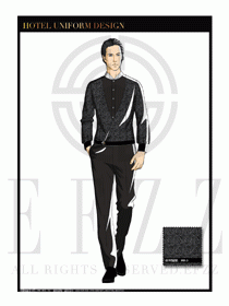 酒店西餐服務(wù)員制服設(shè)計(jì)1097