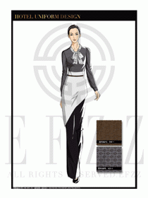 酒店西餐服務(wù)員制服設(shè)計(jì)1099