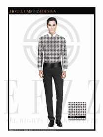 酒店西餐服務(wù)員制服設(shè)計(jì)1121