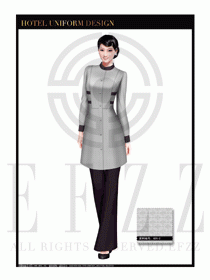 酒店西餐服務員制服設計1124