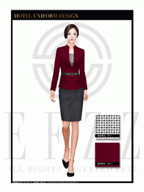 酒店制服經理職業裝設計圖411