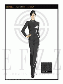 酒店客房服務員制服設計圖491