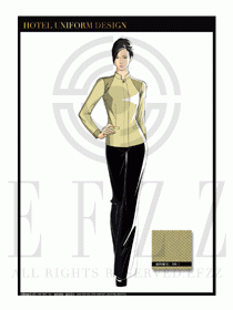 酒店客房服務員制服設計圖497