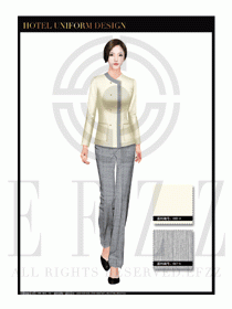 酒店客房服務員制服設計圖513