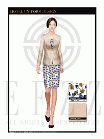 酒店總臺大堂服務員制服設計圖863