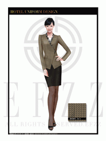 酒店總臺大堂服務員制服設計圖878