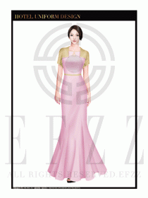 水療SPA咨客迎賓制服設計圖378