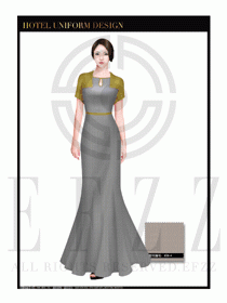 水療SPA咨客迎賓制服設計圖377