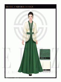 水療SPA咨客迎賓制服設計圖391