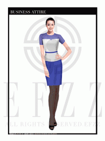 時尚OL女職業(yè)夏裝設(shè)計圖453