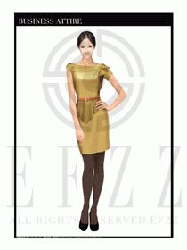 時尚OL女職業夏裝設計圖468