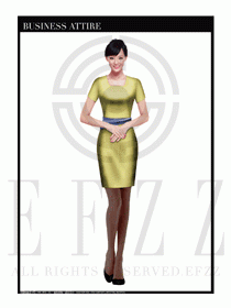 時尚OL女職業夏裝設計圖470