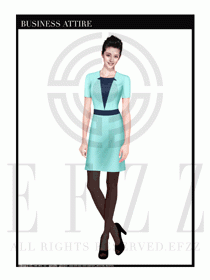 珠寶營業員職業裝服務員制服1405