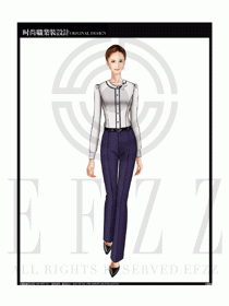 女時(shí)尚職業(yè)裝長(zhǎng)袖襯衫設(shè)計(jì)圖189