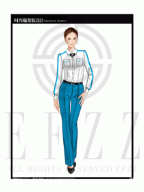 女時尚職業(yè)裝長袖襯衫設計圖211