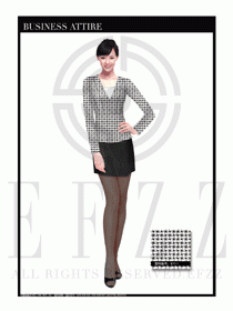 女時尚職業(yè)裝長袖襯衫設(shè)計圖251