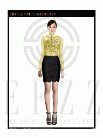 女時尚職業裝長袖襯衫設計圖235