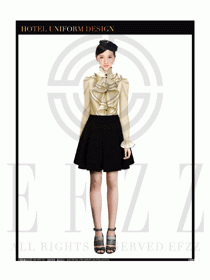 女時尚職業(yè)裝長袖襯衫設(shè)計圖246