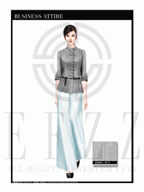 女時(shí)尚職業(yè)裝長(zhǎng)袖襯衫設(shè)計(jì)圖257