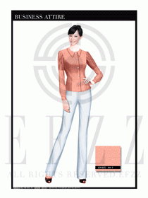 女時尚職業(yè)裝長袖襯衫設(shè)計圖277