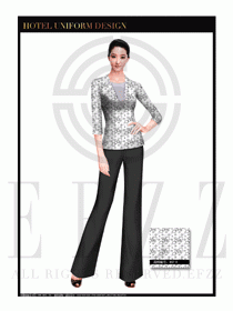 SPA會所服務生制服設計圖488