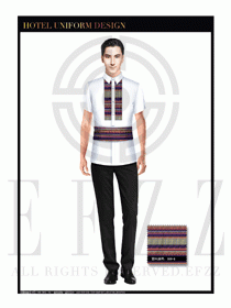 SPA會所服務(wù)生制服設(shè)計(jì)圖506