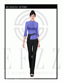 SPA會所服務生制服設計圖523