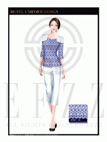 按摩技師美容師工作制服1263