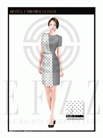 按摩技師美容師工作制服1268